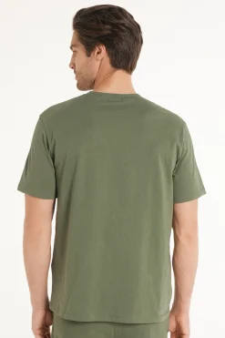 Basic Loose Fitting Cotton T-shirt - T-Shirts - Men | Tezenis