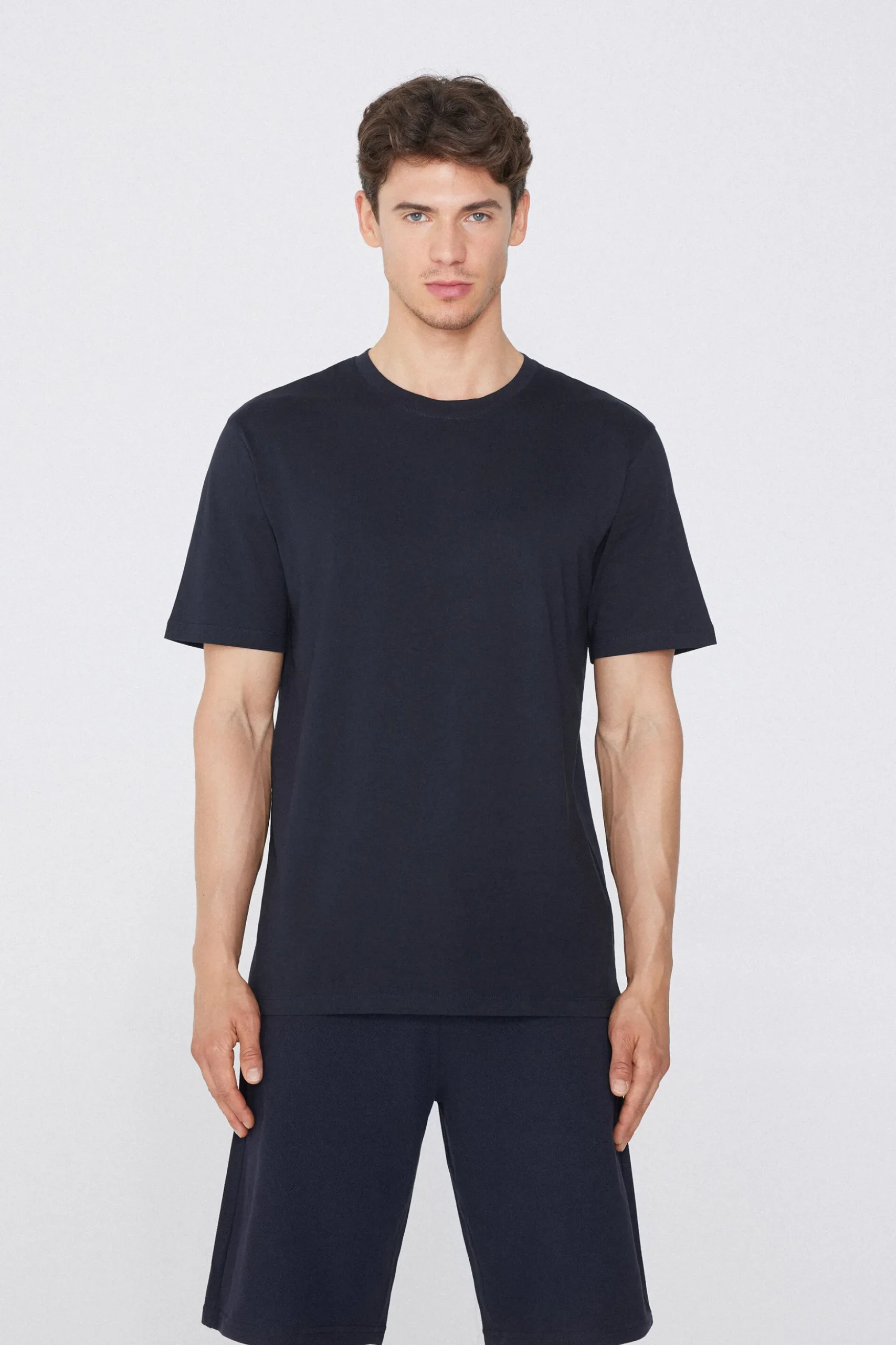 Basic Loose Fitting Cotton T-shirt - T-Shirts - Men | Tezenis