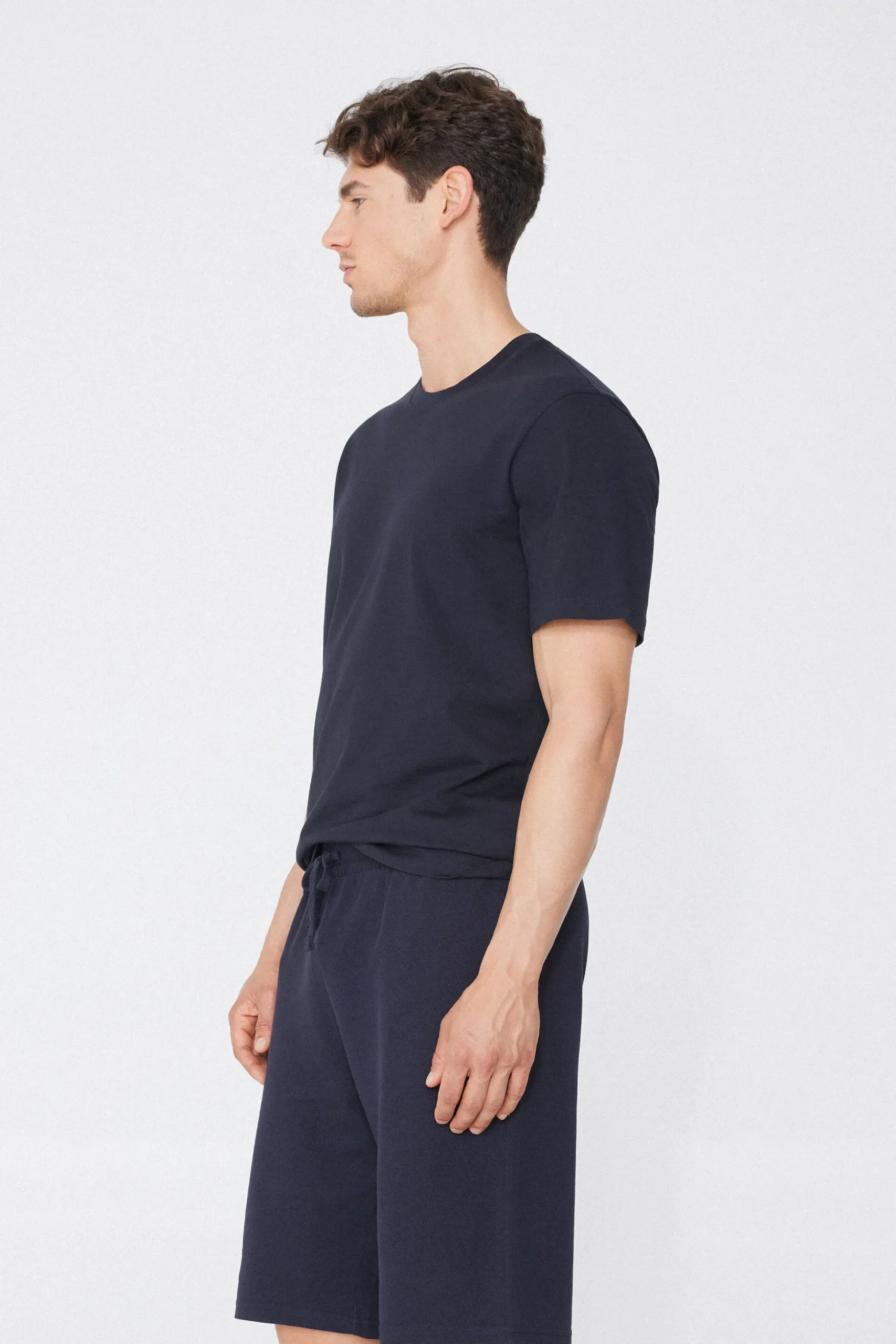 Basic Loose Fitting Cotton T-shirt - T-Shirts - Men | Tezenis
