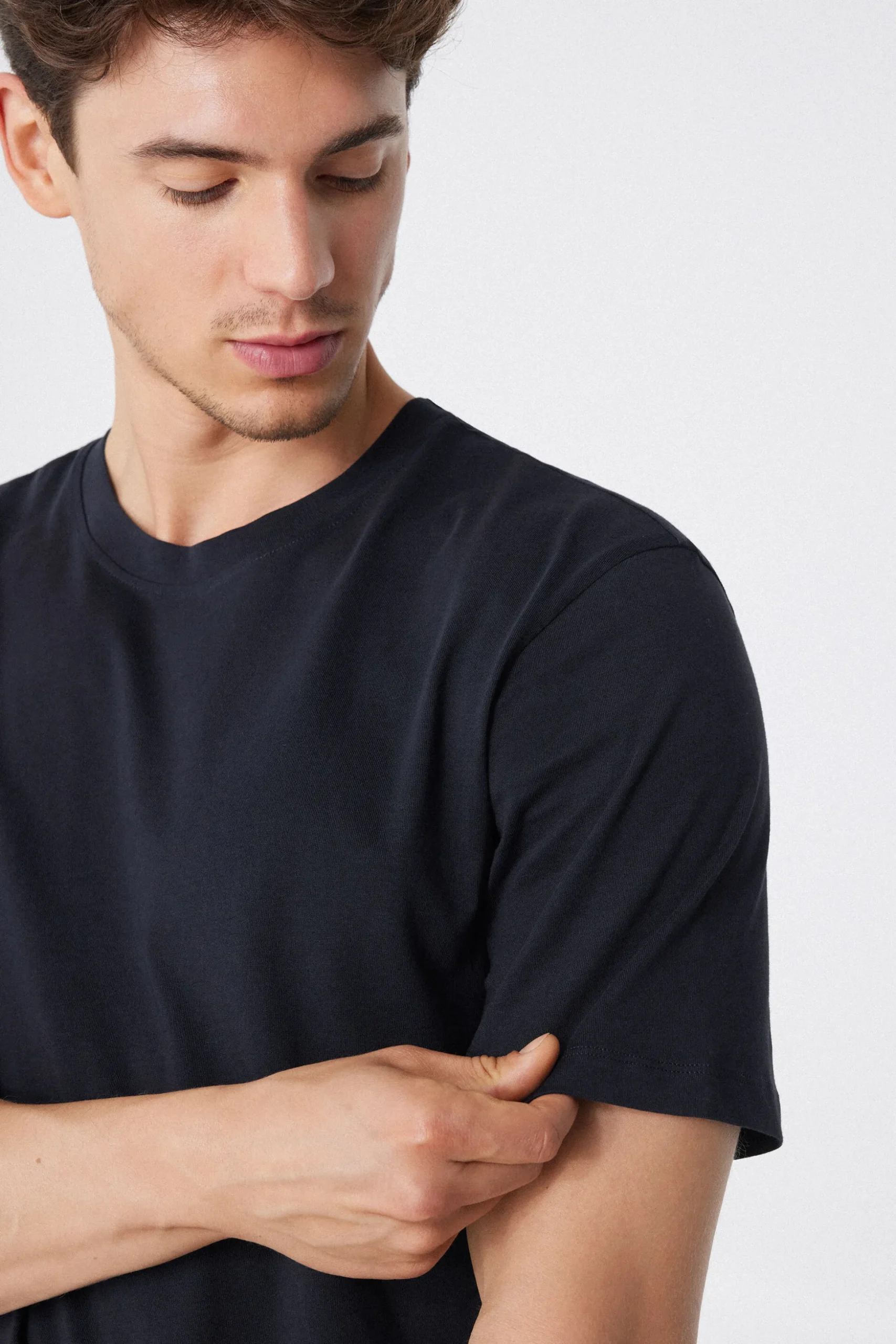 Basic Loose Fitting Cotton T-shirt - T-Shirts - Men | Tezenis