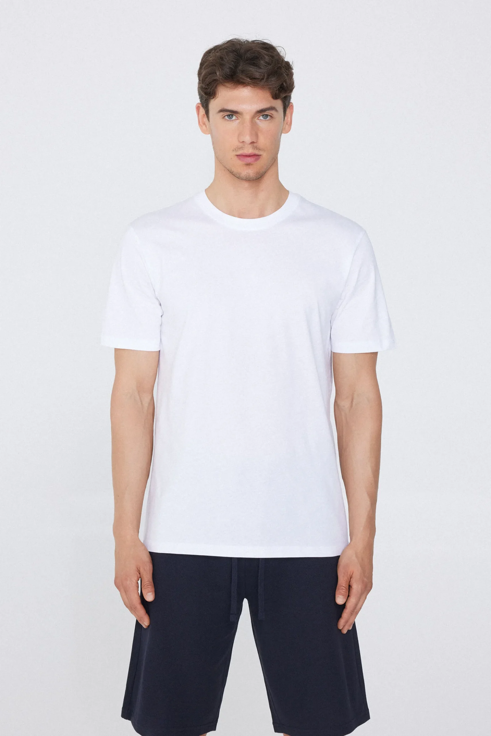 Basic Loose Fitting Cotton T-shirt - T-Shirts - Men | Tezenis