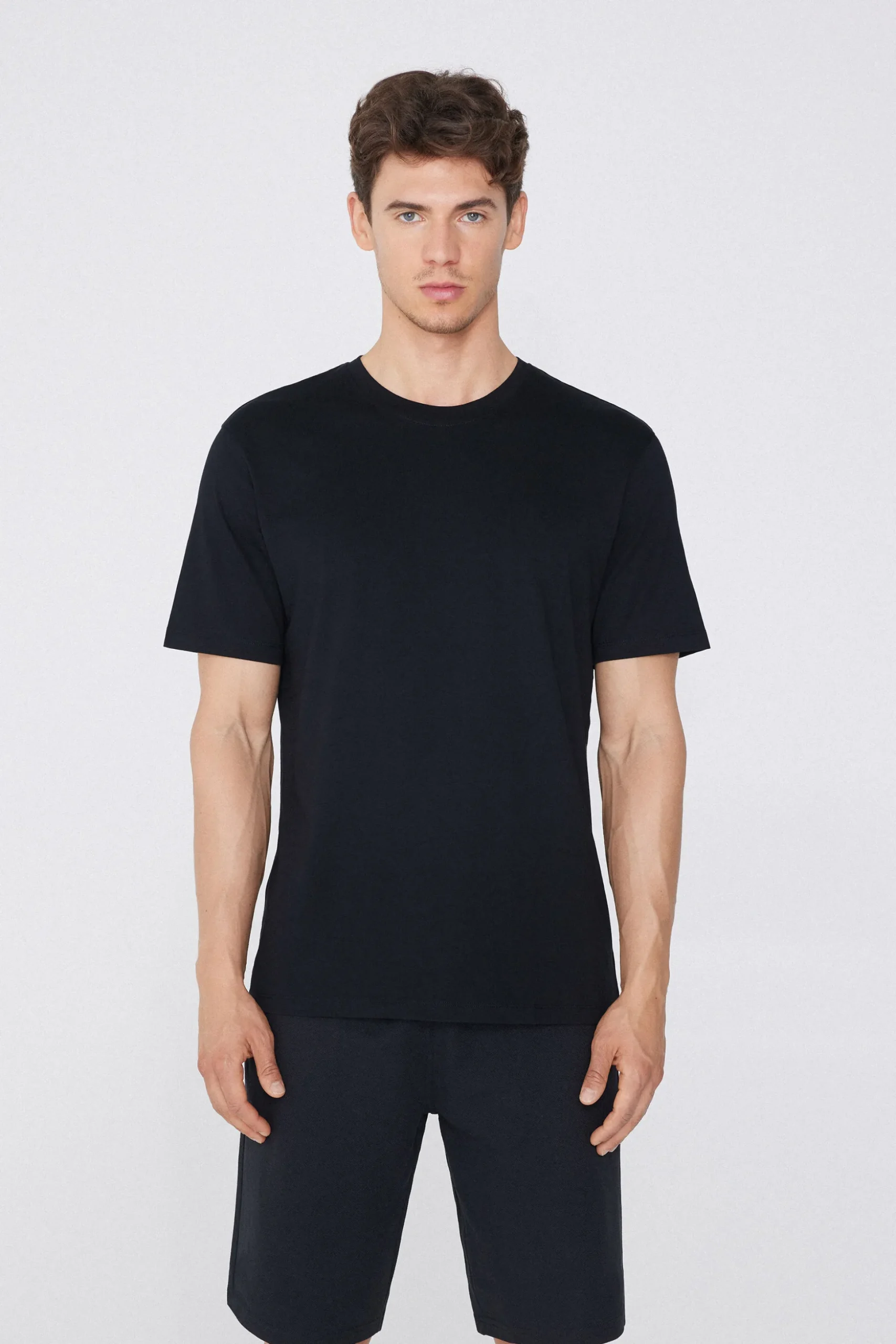 Basic Loose Fitting Cotton T-shirt - T-Shirts - Men | Tezenis
