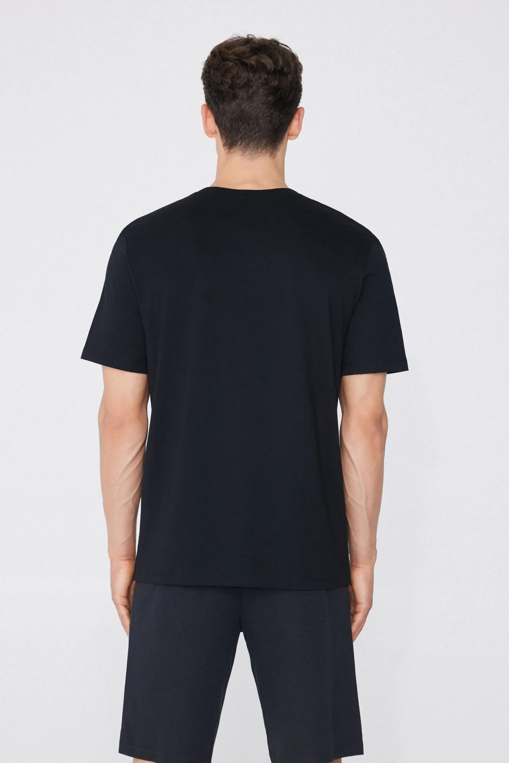 Basic Loose Fitting Cotton T-shirt - T-Shirts - Men | Tezenis