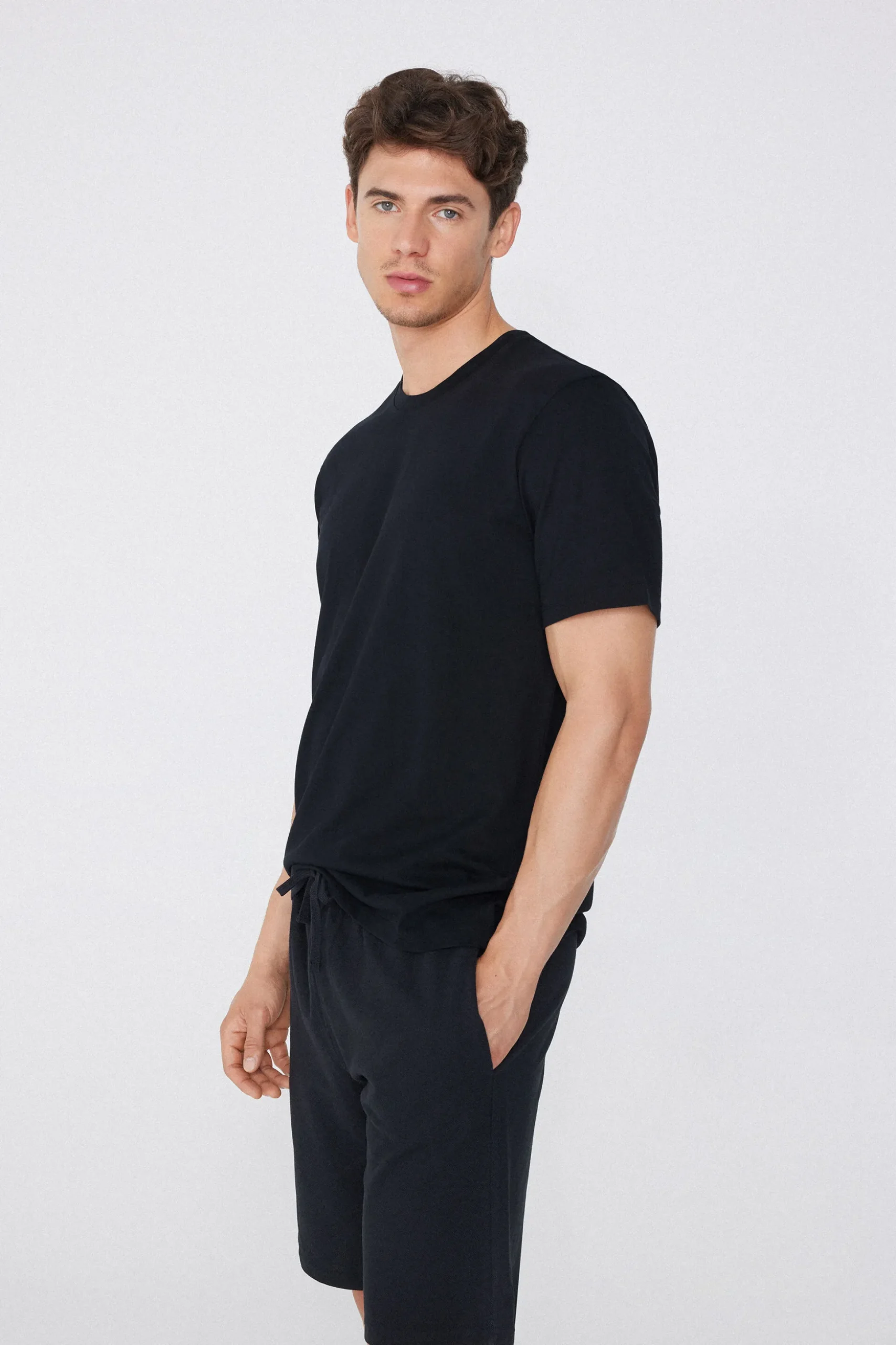 Basic Loose Fitting Cotton T-shirt - T-Shirts - Men | Tezenis