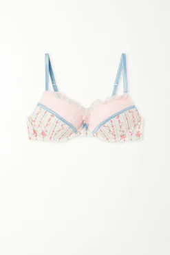 Berlin Dreaming Flowers Balconette Bra - Push-up - Women | Tezenis