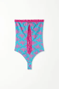 Bonbon Lace Bandeau Bodysuit - Underwear Bodysuits - Women | Tezenis