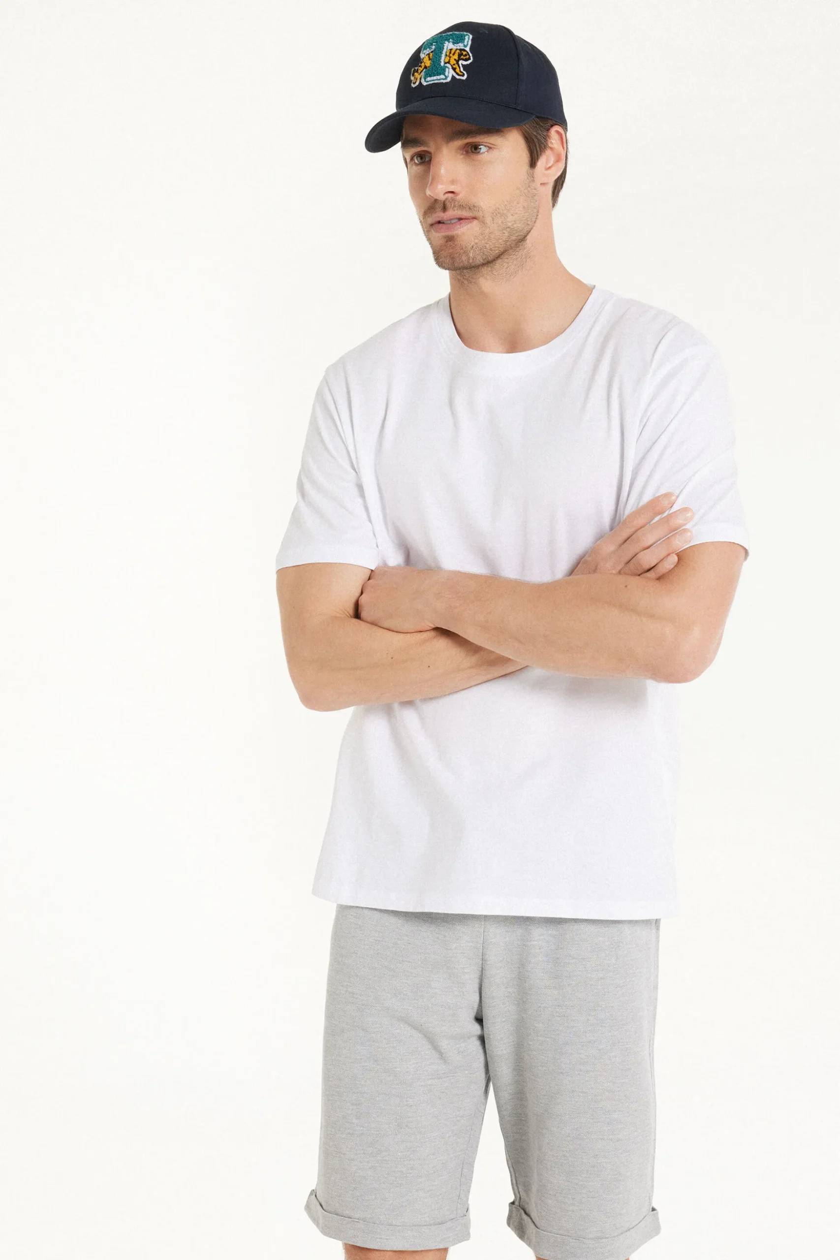 Cap With Visor And Patch - Swimwear Accessories - Men | Tezenis