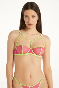 Colorful Tulle Balconette Bra - Balconette - Women | Tezenis