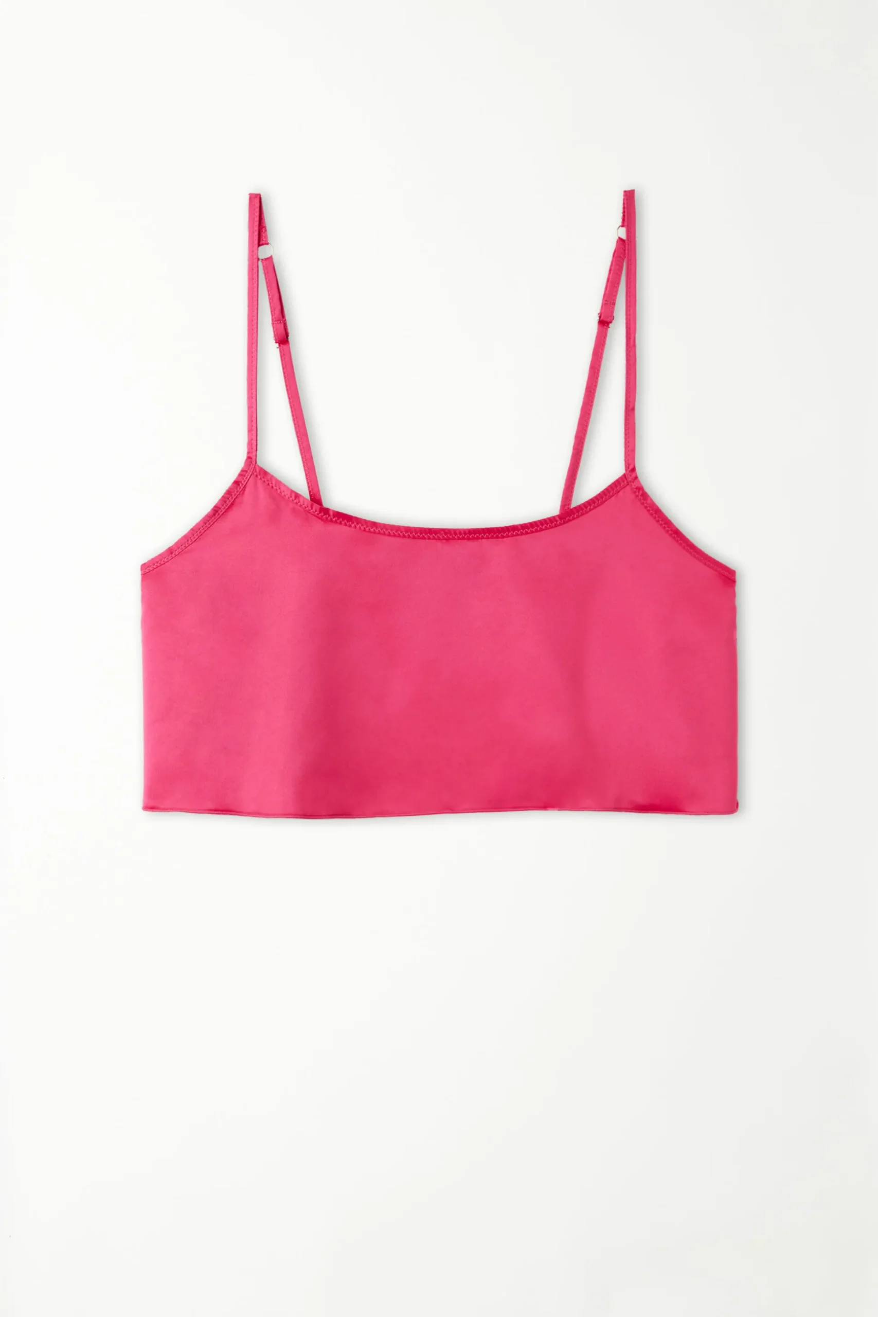 Colorful Tulle Satin Cropped Tank Top - Tank Tops - Women | Tezenis