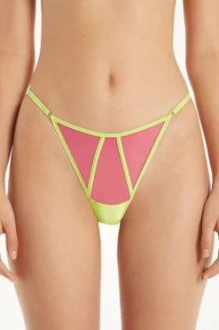 Colorful Tulle String Thong - G-strings And Thongs - Women | Tezenis