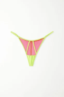 Colorful Tulle String Thong - G-strings And Thongs - Women | Tezenis