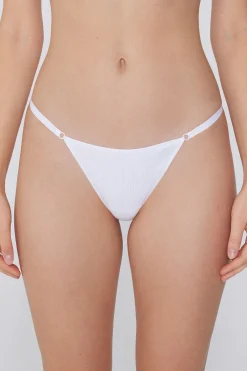 Cotone Pointelle String Brazilian Panties - G-strings And Thongs - Women | Tezenis