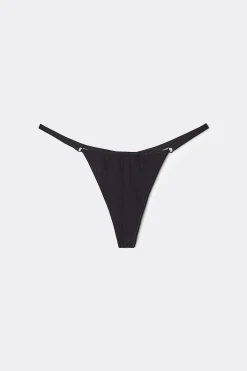 Cotone Pointelle String Brazilian Panties - G-strings And Thongs - Women | Tezenis