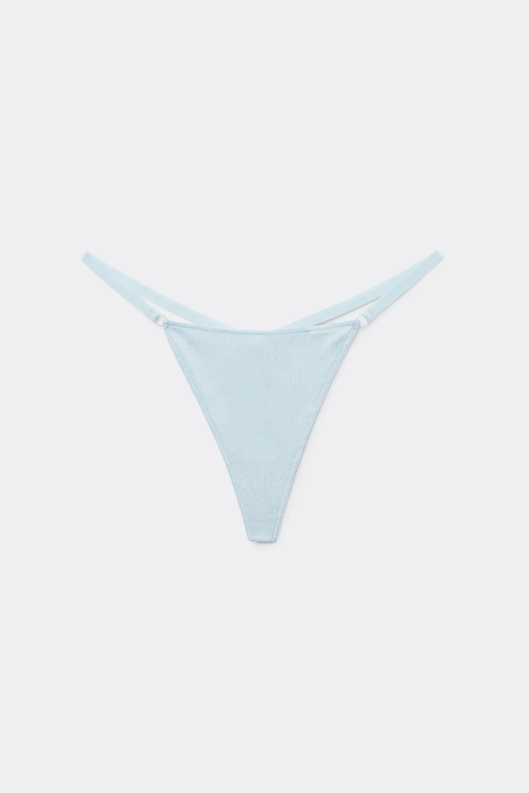 Cotone Pointelle String Brazilian Panties - G-strings And Thongs - Women | Tezenis
