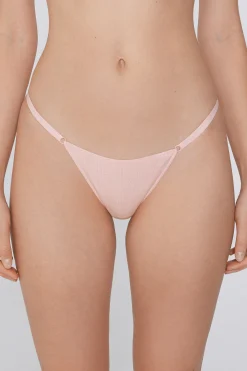 Cotone Pointelle String Brazilian Panties - G-strings And Thongs - Women | Tezenis