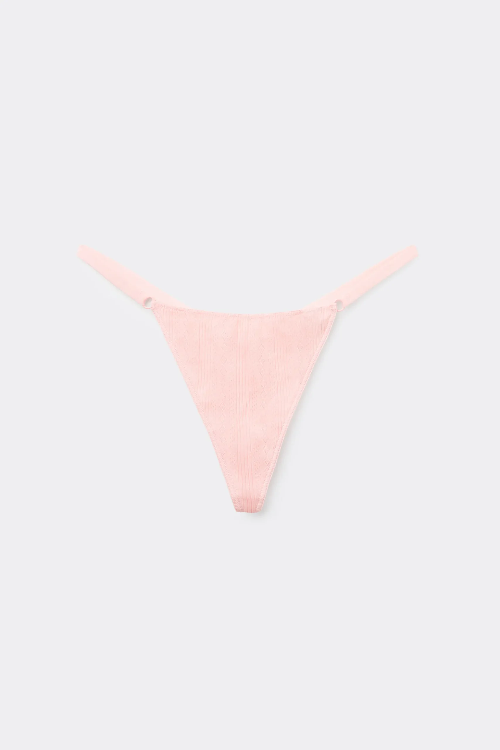 Cotone Pointelle String Brazilian Panties - G-strings And Thongs - Women | Tezenis