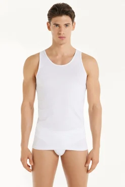 Cotton Jersey Undershirt - Tank Top Undershirts - Men | Tezenis