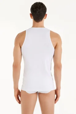 Cotton Jersey Undershirt - Tank Top Undershirts - Men | Tezenis