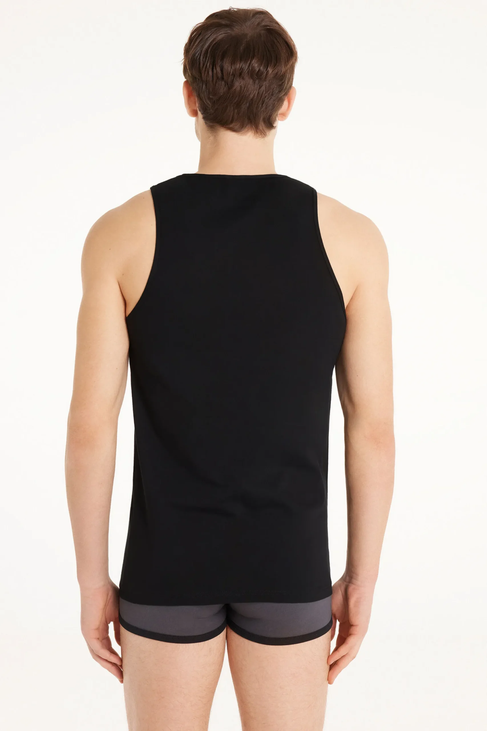 Cotton Jersey Undershirt - Tank Top Undershirts - Men | Tezenis