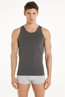 Cotton Jersey Undershirt - Tank Top Undershirts - Men | Tezenis