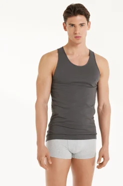 Cotton Jersey Undershirt - Tank Top Undershirts - Men | Tezenis