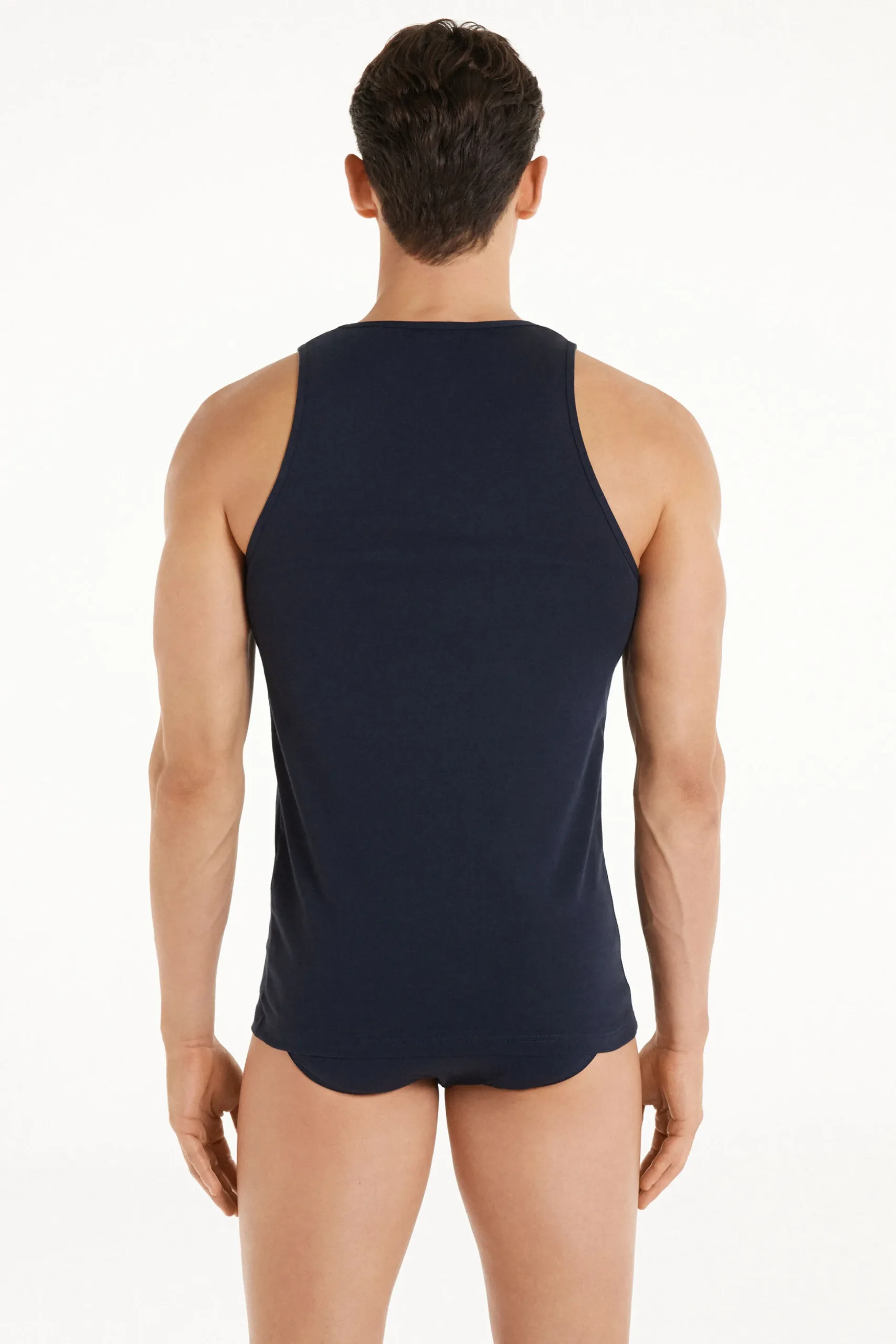 Cotton Jersey Undershirt - Tank Top Undershirts - Men | Tezenis