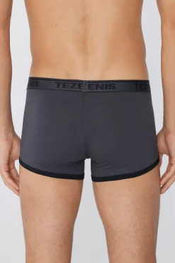 Cotton Logo Boxer Briefs With Contrasting Edging - Boxers - Men | Tezenis