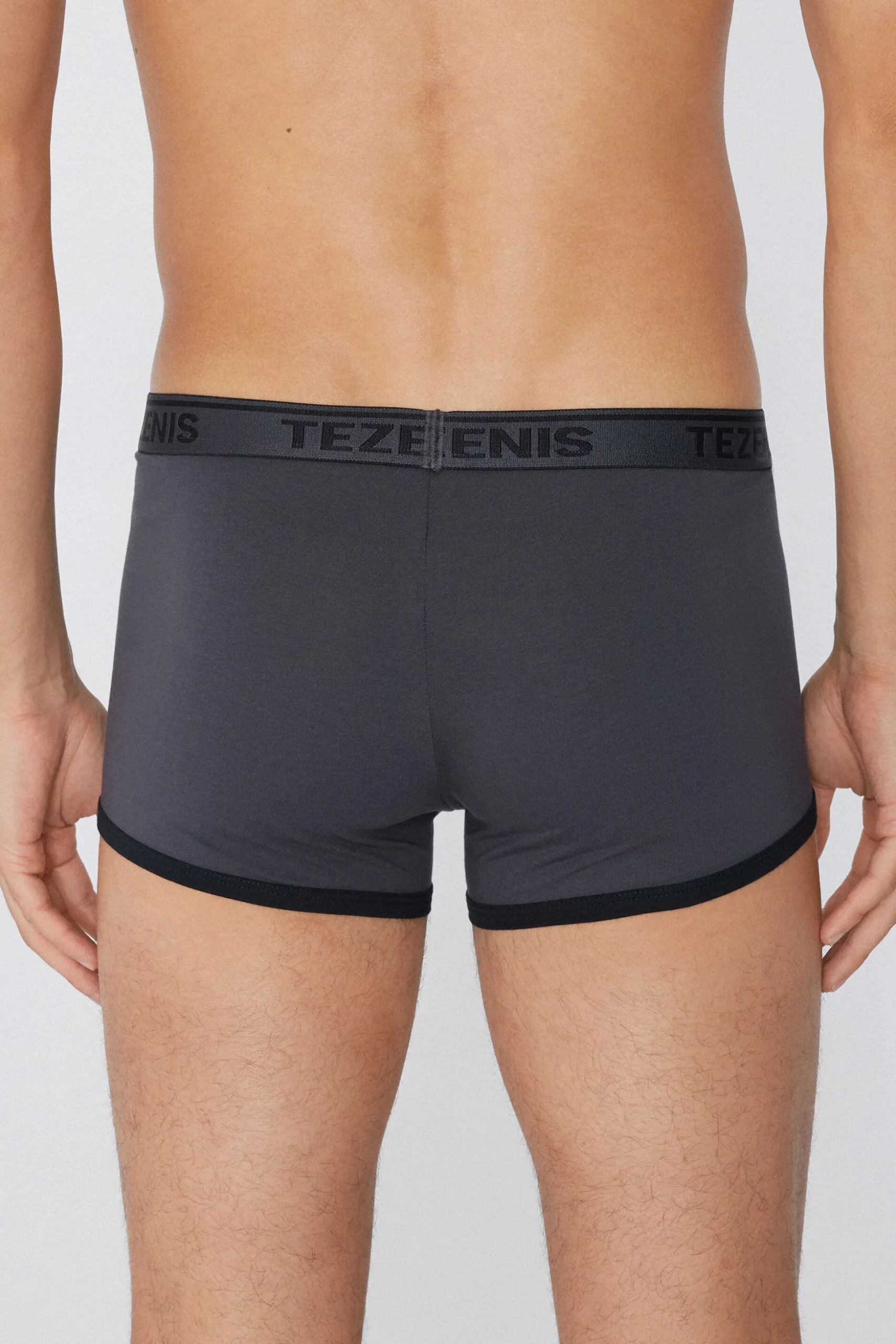 Cotton Logo Boxer Briefs With Contrasting Edging - Boxers - Men | Tezenis