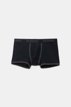 Cotton Logo Boxer Briefs With Contrasting Edging - Boxers - Men | Tezenis