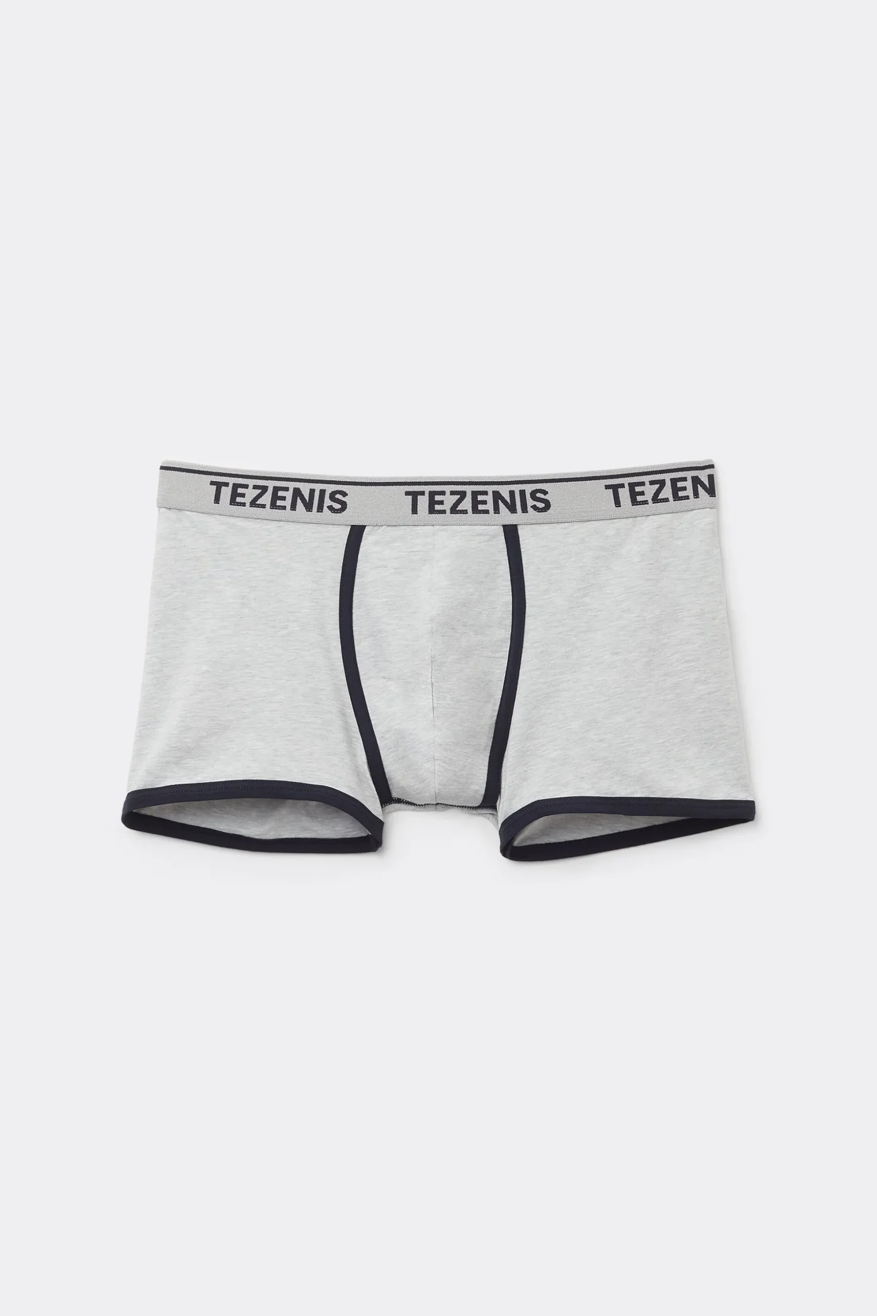 Cotton Logo Boxer Briefs With Contrasting Edging - Boxers - Men | Tezenis