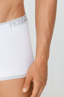 Cotton Logo Boxer Briefs With Contrasting Edging - Boxers - Men | Tezenis