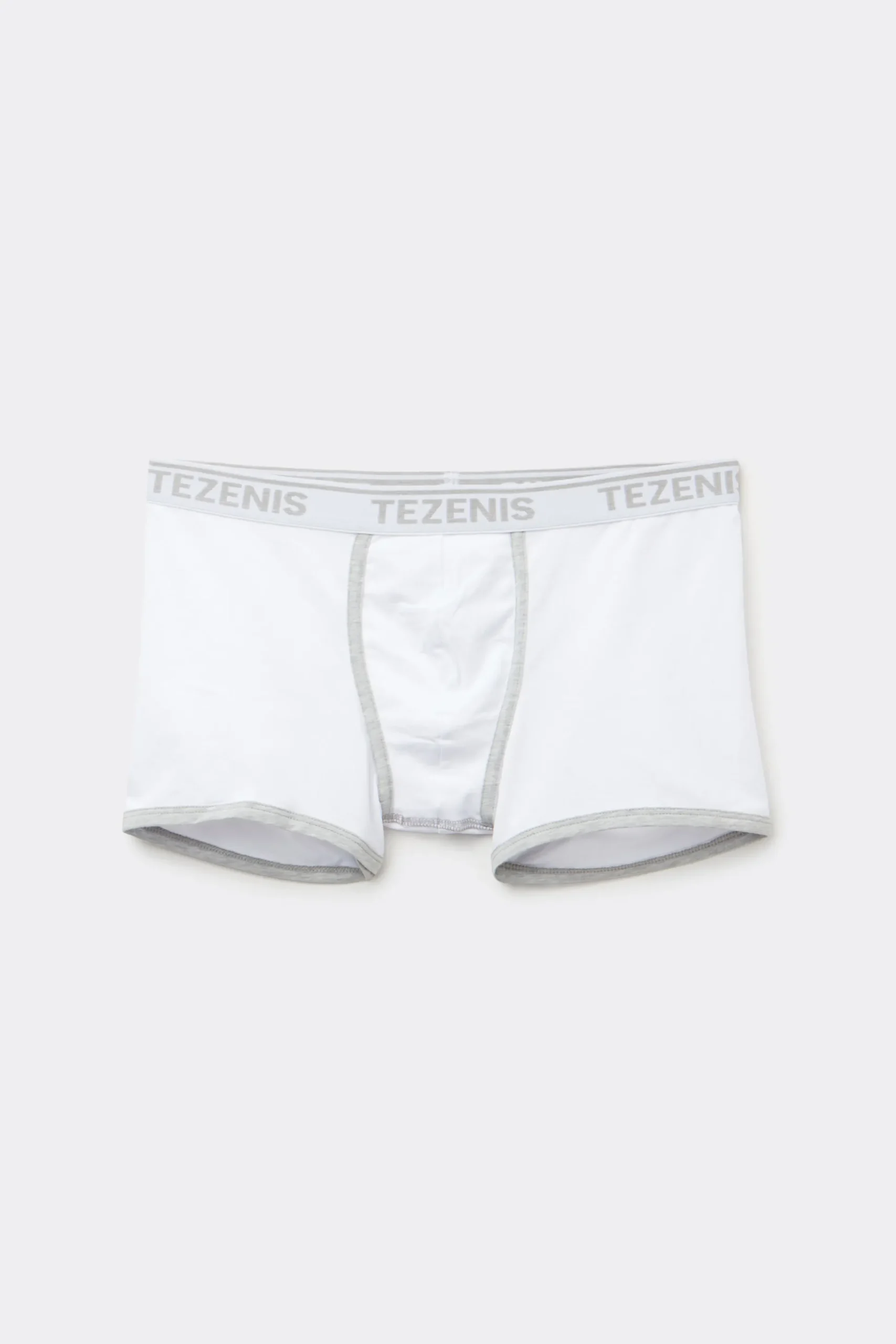 Cotton Logo Boxer Briefs With Contrasting Edging - Boxers - Men | Tezenis