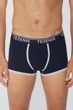 Cotton Logo Boxer Briefs With Contrasting Edging - Boxers - Men | Tezenis