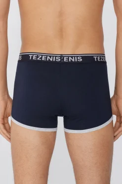 Cotton Logo Boxer Briefs With Contrasting Edging - Boxers - Men | Tezenis