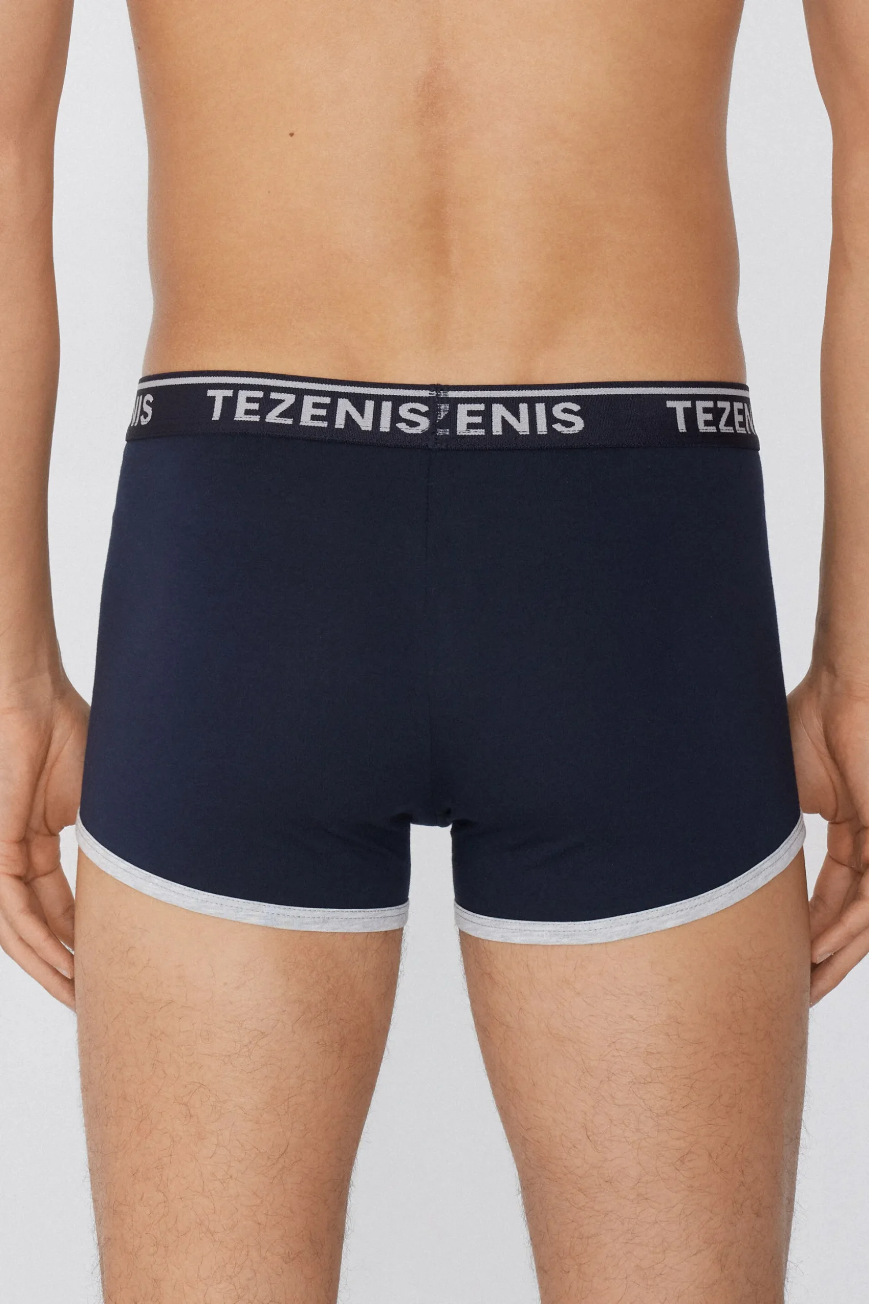 Cotton Logo Boxer Briefs With Contrasting Edging - Boxers - Men | Tezenis