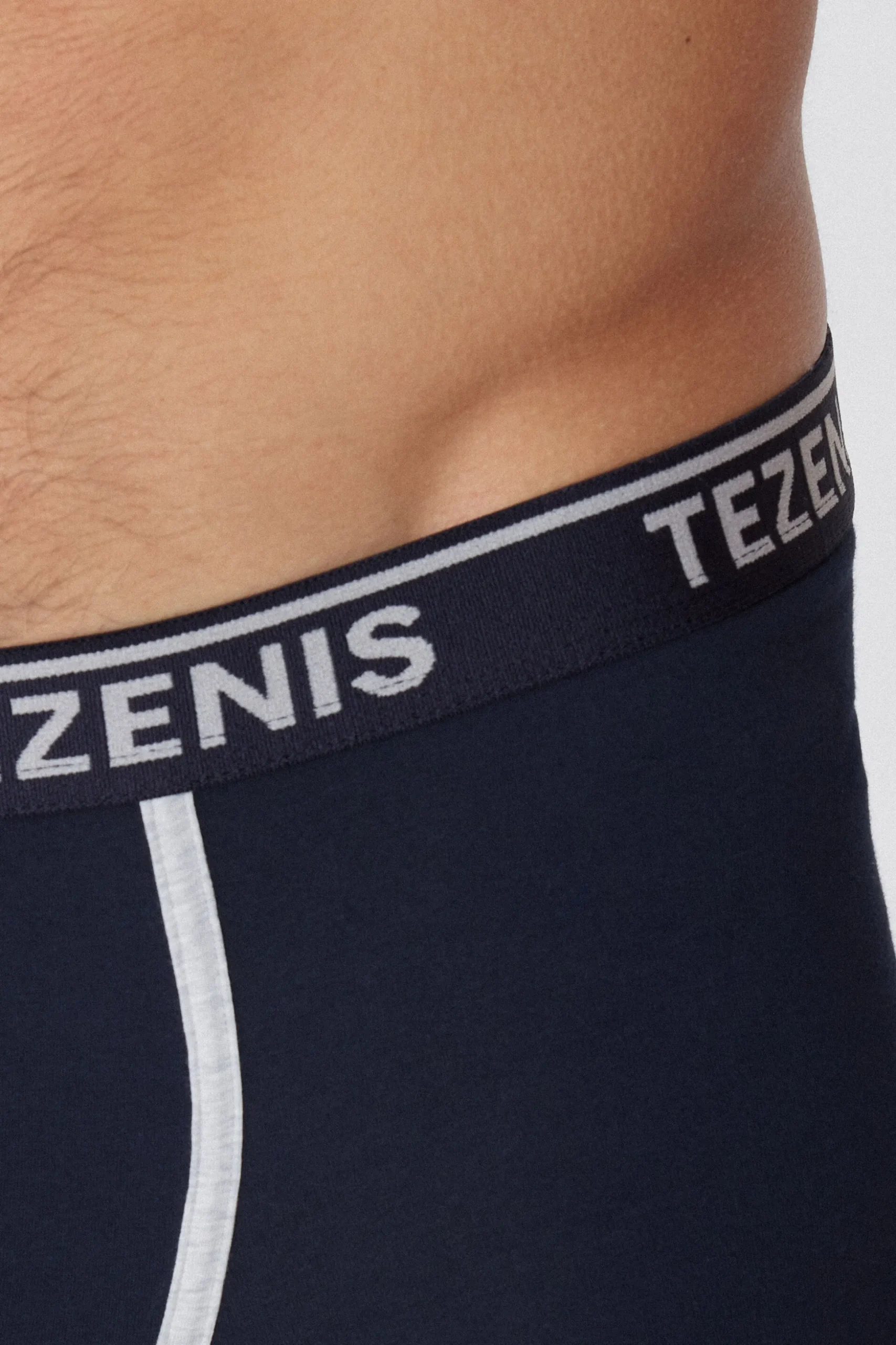 Cotton Logo Boxer Briefs With Contrasting Edging - Boxers - Men | Tezenis