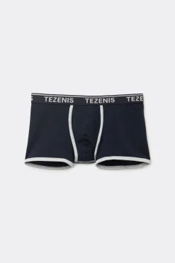 Cotton Logo Boxer Briefs With Contrasting Edging - Boxers - Men | Tezenis