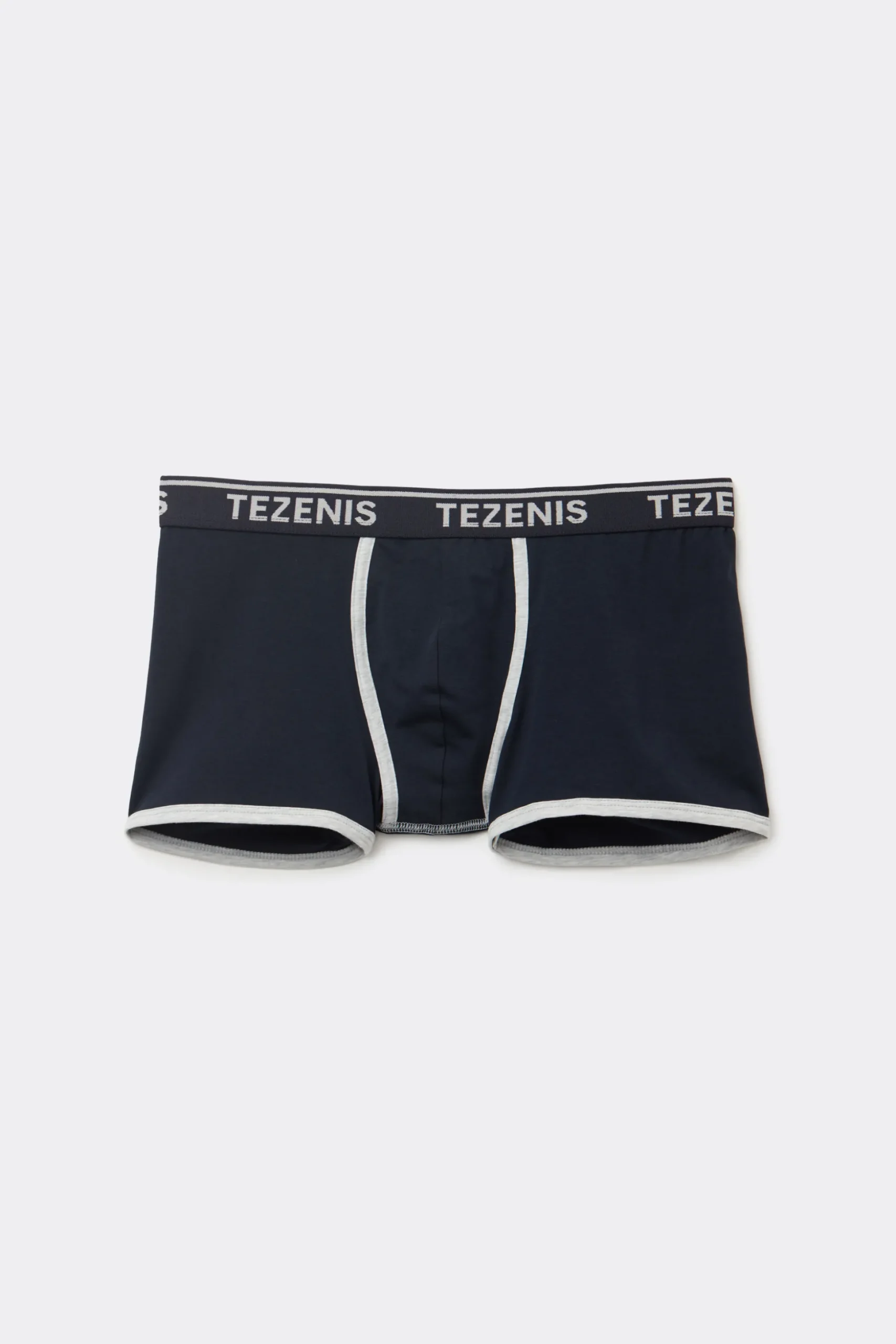 Cotton Logo Boxer Briefs With Contrasting Edging - Boxers - Men | Tezenis