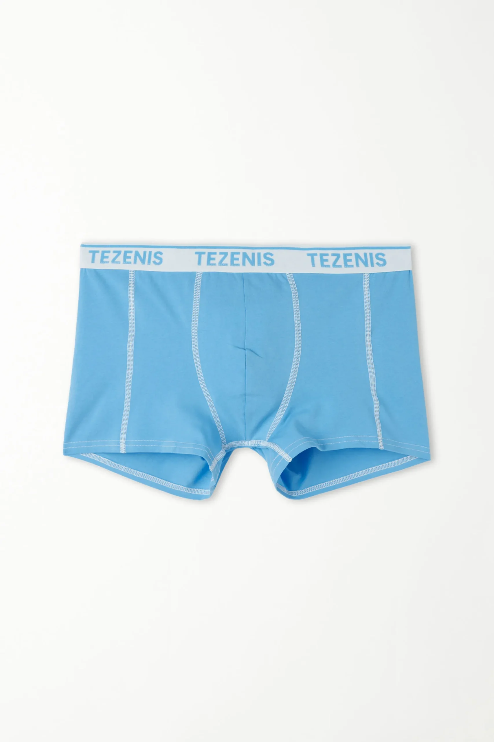 Cotton Logo Boxers With Contrasting Trim - Boxers - Men | Tezenis