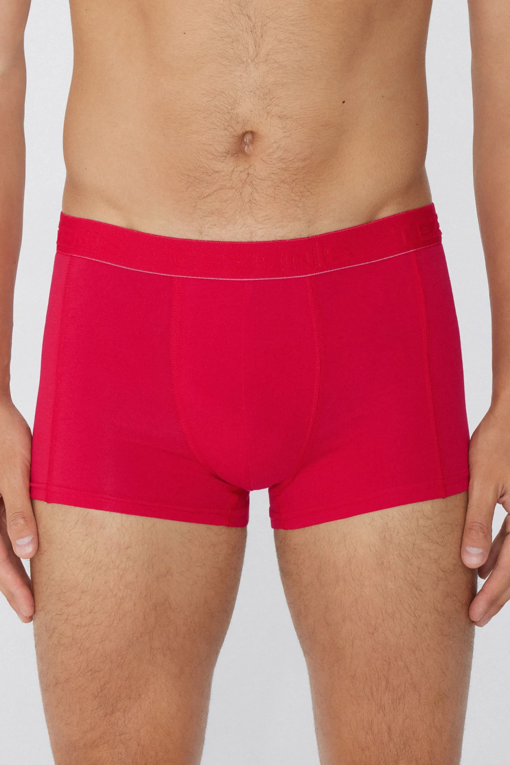 Cotton Logo Boxers With Contrasting Trim - Boxers - Men | Tezenis