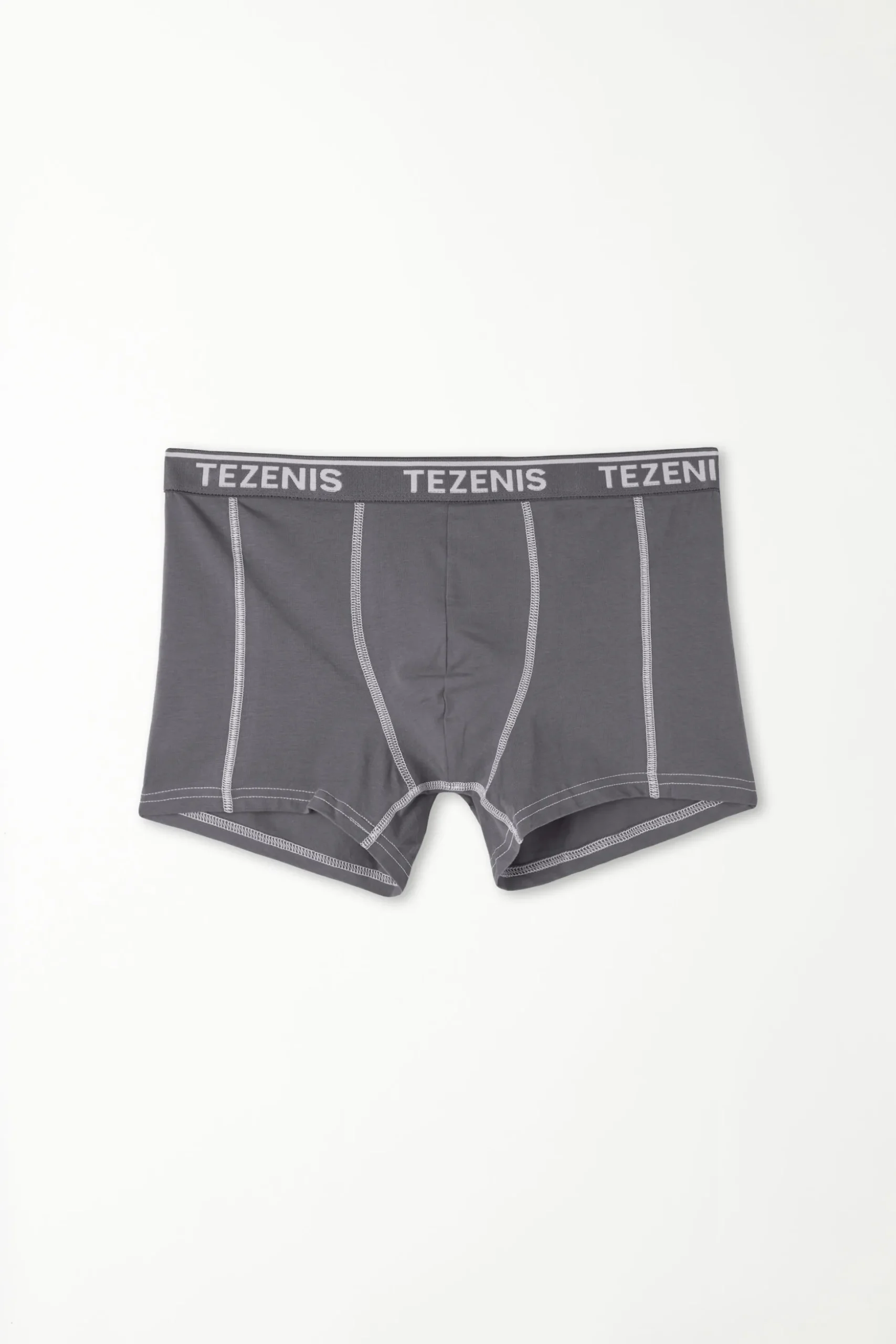 Cotton Logo Boxers With Contrasting Trim - Boxers - Men | Tezenis