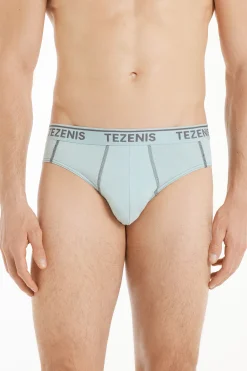 Cotton Logo Briefs With Contrasting Trim - Briefs - Men | Tezenis