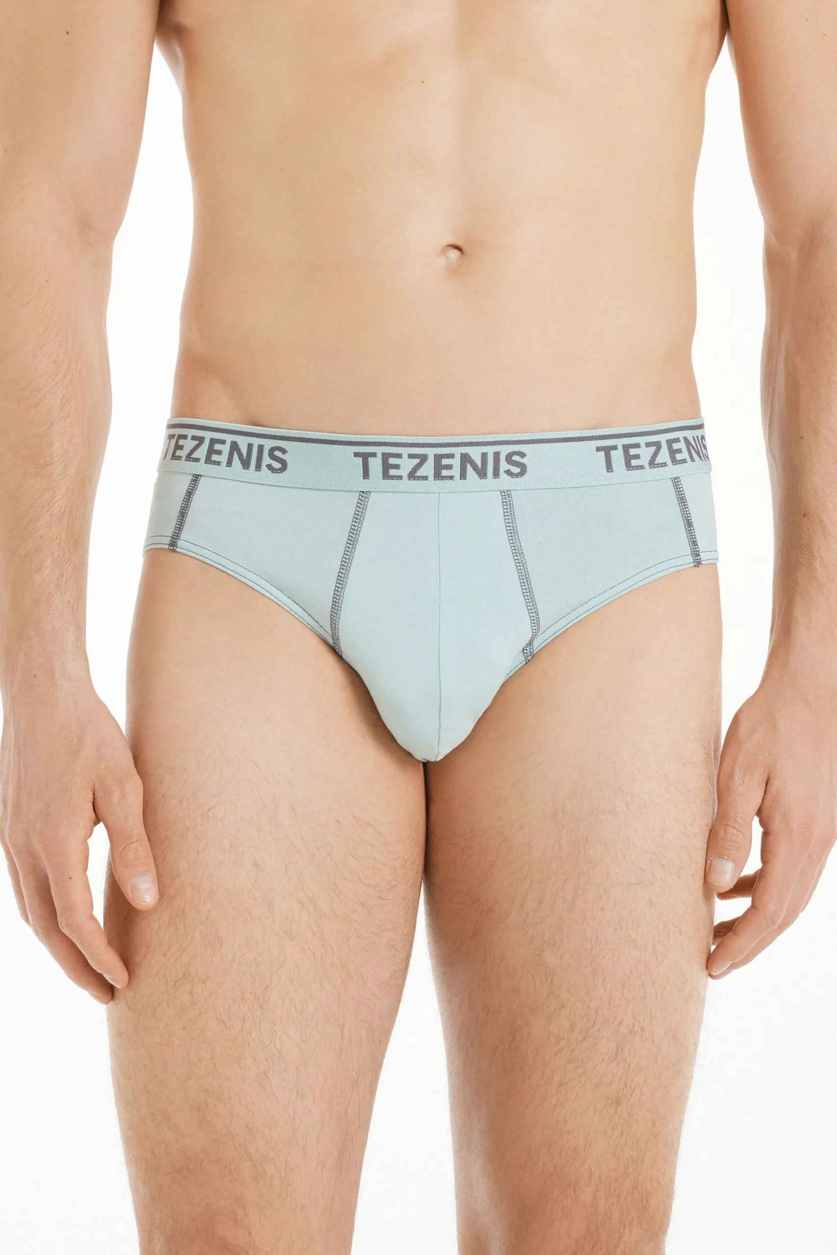 Cotton Logo Briefs With Contrasting Trim - Briefs - Men | Tezenis