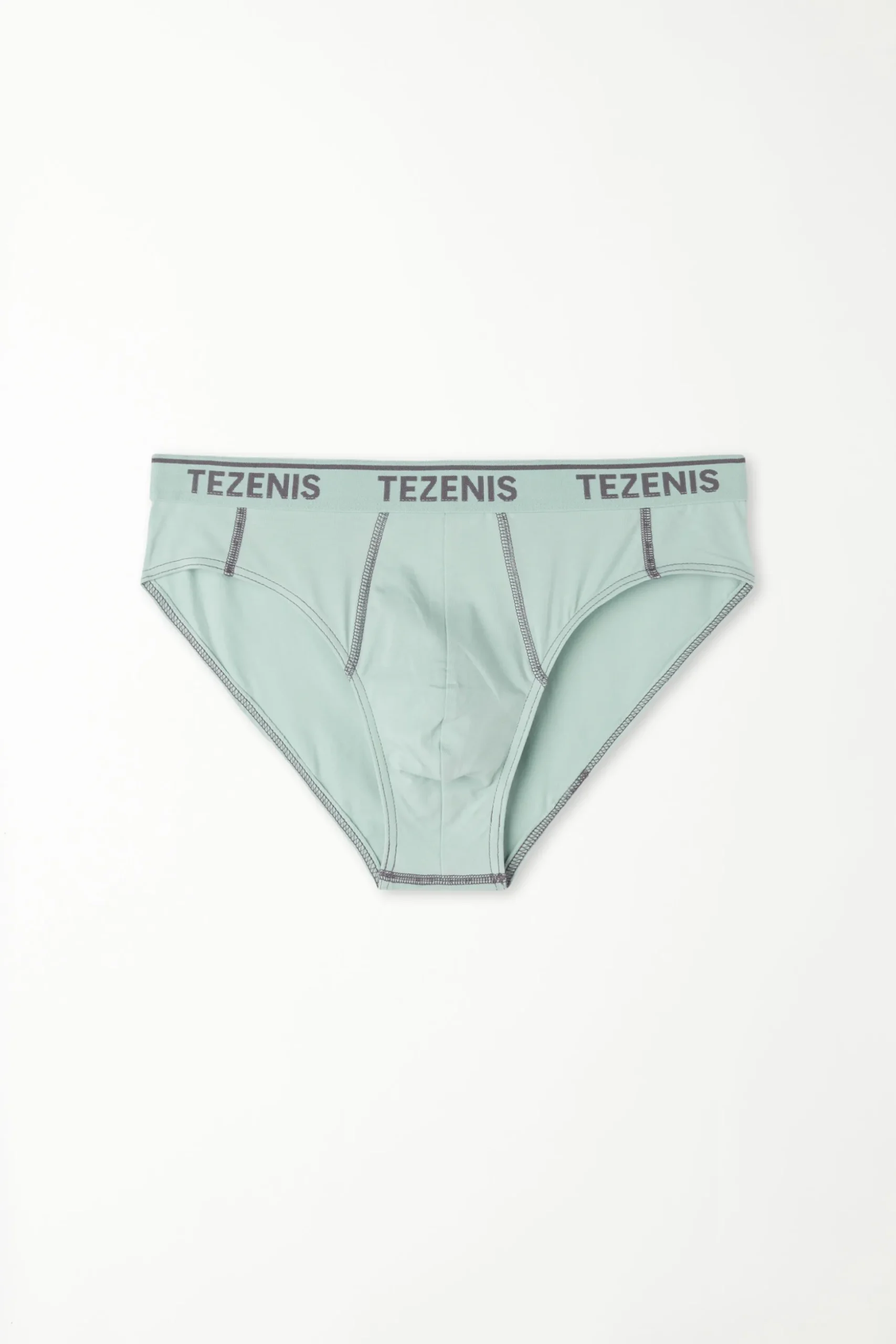 Cotton Logo Briefs With Contrasting Trim - Briefs - Men | Tezenis
