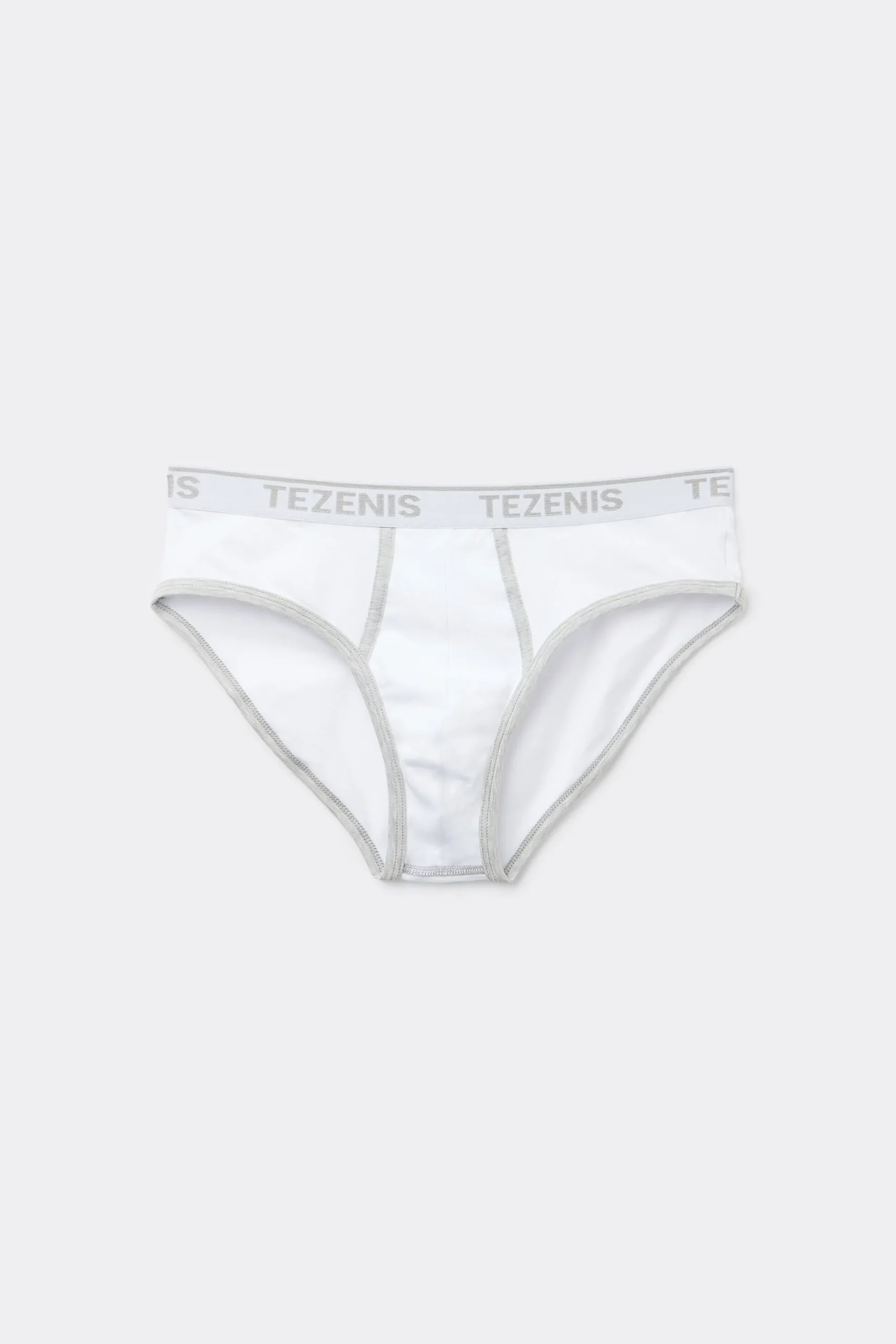 Cotton Logo Briefs With Contrasting Edging - Briefs - Men | Tezenis