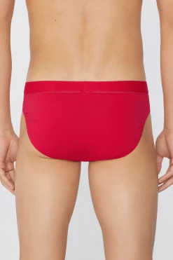 Cotton Logo Briefs With Contrasting Trim - Briefs - Men | Tezenis
