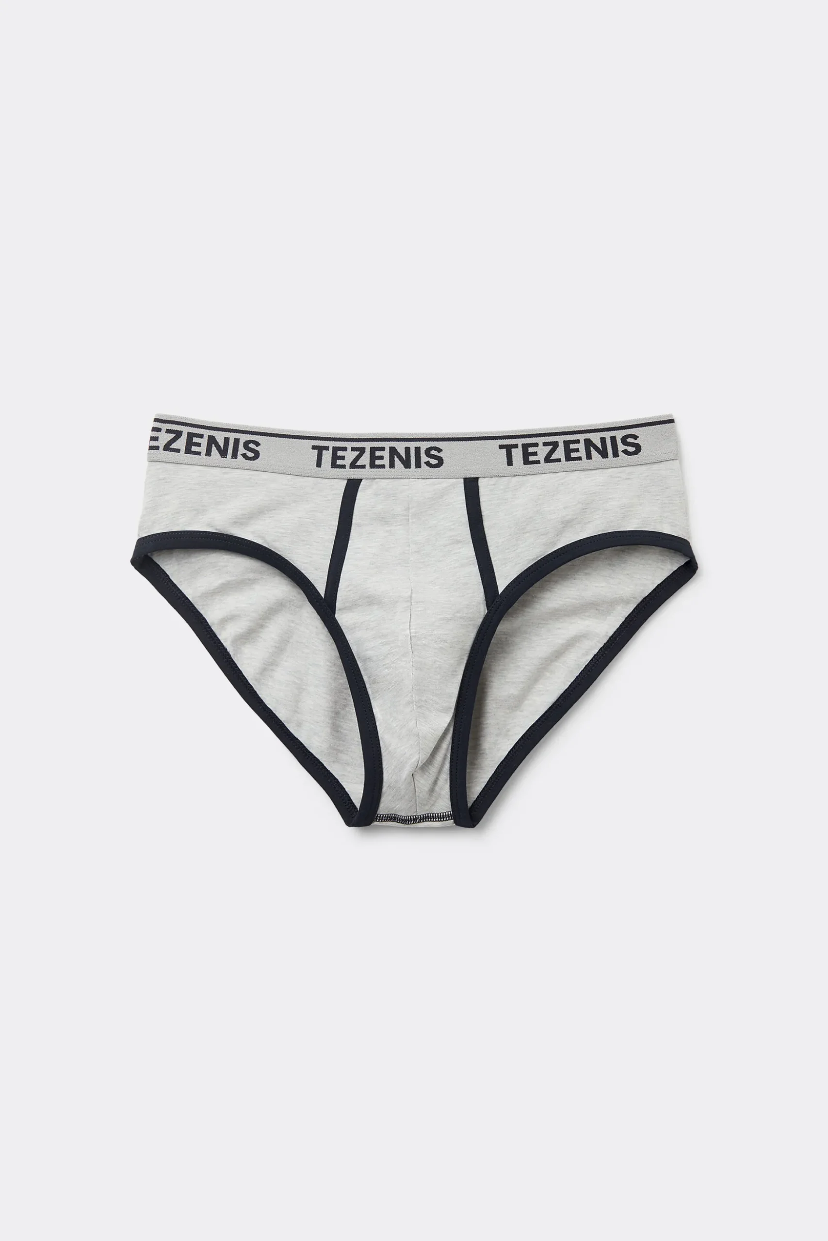 Cotton Logo Briefs With Contrasting Edging - Briefs - Men | Tezenis