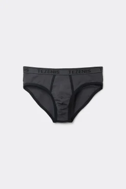 Cotton Logo Briefs With Contrasting Edging - Briefs - Men | Tezenis