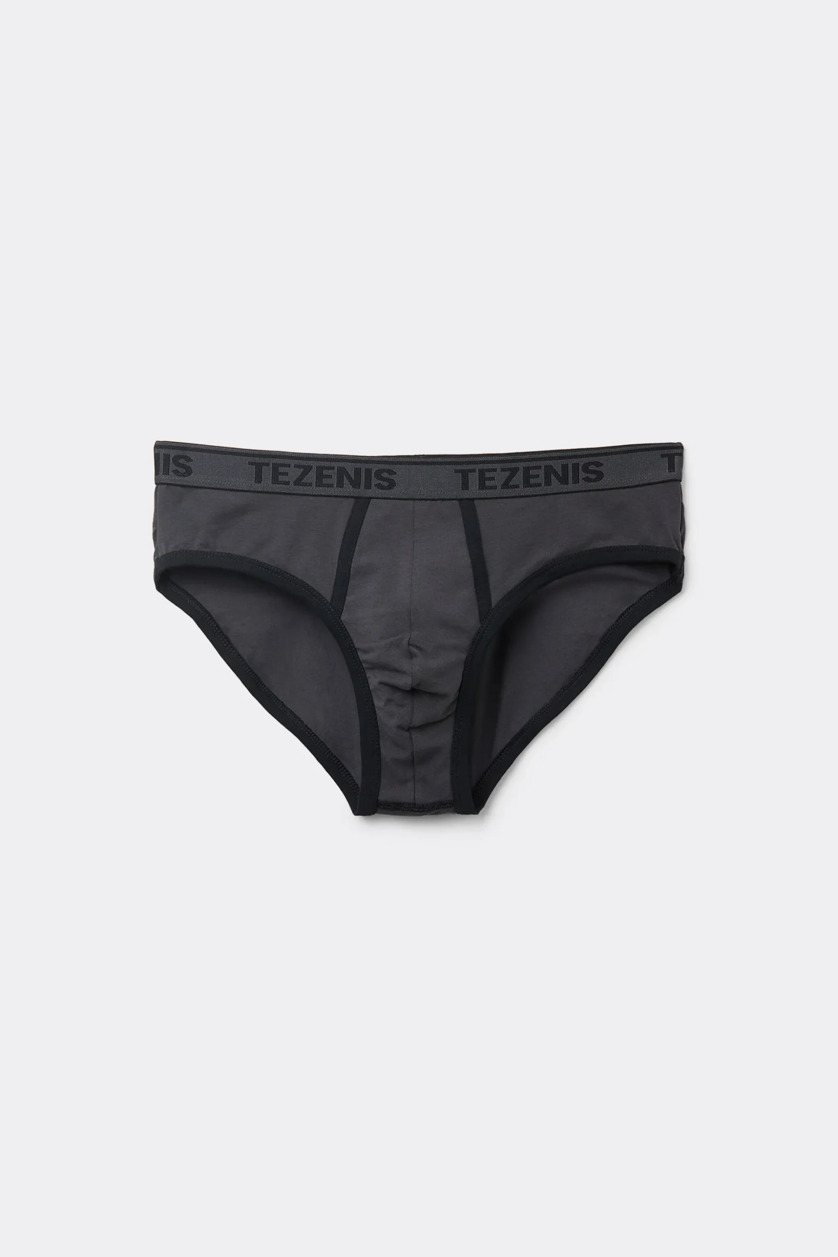 Cotton Logo Briefs With Contrasting Edging - Briefs - Men | Tezenis