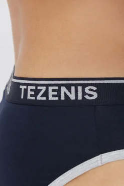 Cotton Logo Briefs With Contrasting Edging - Briefs - Men | Tezenis